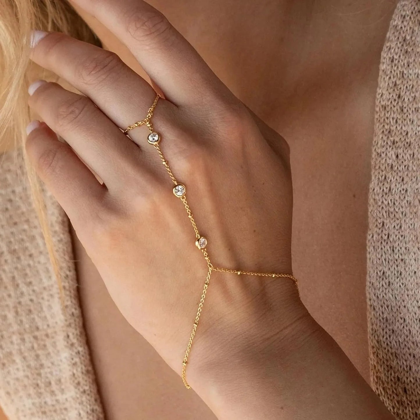 Gold Hand Chain