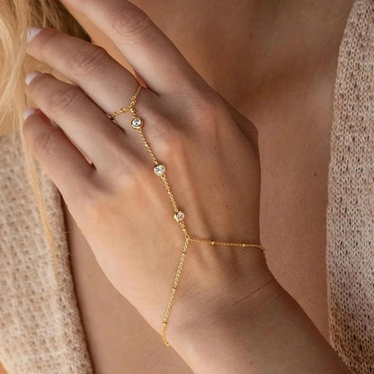 Gold Hand Chain
